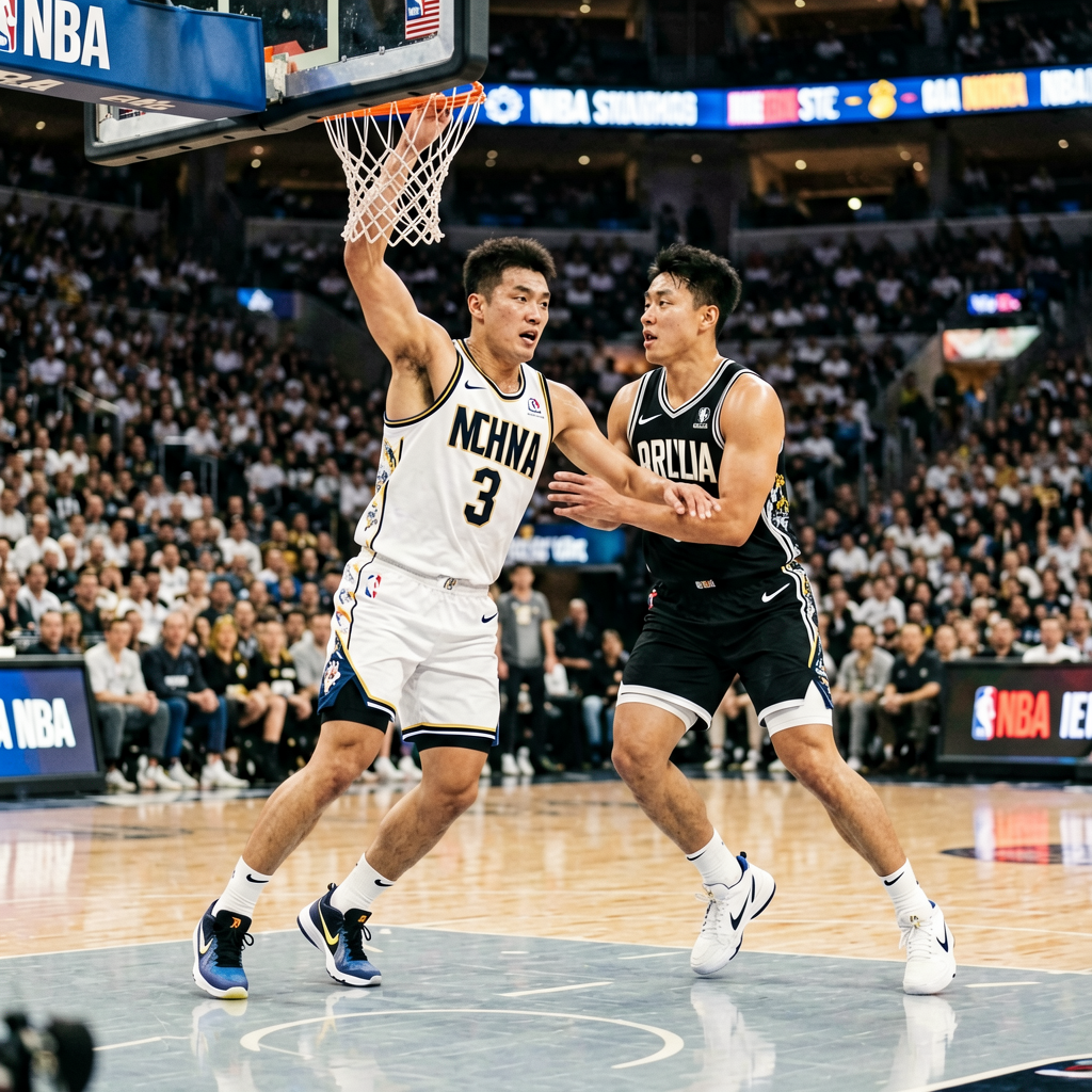 NBA赛场激烈对抗